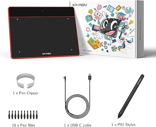 Miniatura 10 de XPPen Deco Fun XS OSU Tablet de dibujo con 8192 niveles de presión, tableta ultrafina para enseñanza en línea, compatible con