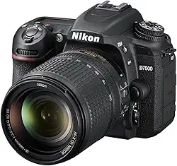 Nikon D7500 KIT 18-140mm VR - 20MP Câmera Digital DSLR Preta