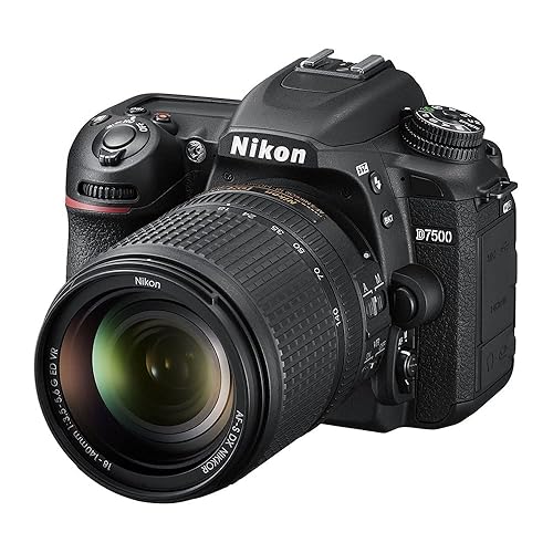 Nikon D7500 Camera Body with 18-140 mm VR Digital DSLR Kit - Black - Camera Body with 18-140 mm Lens - Single