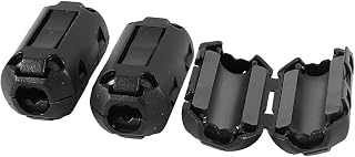 uxcell 3Pcs UF70B Clip On Noise Suppressor 7mm Cable Ferrite Core Filters