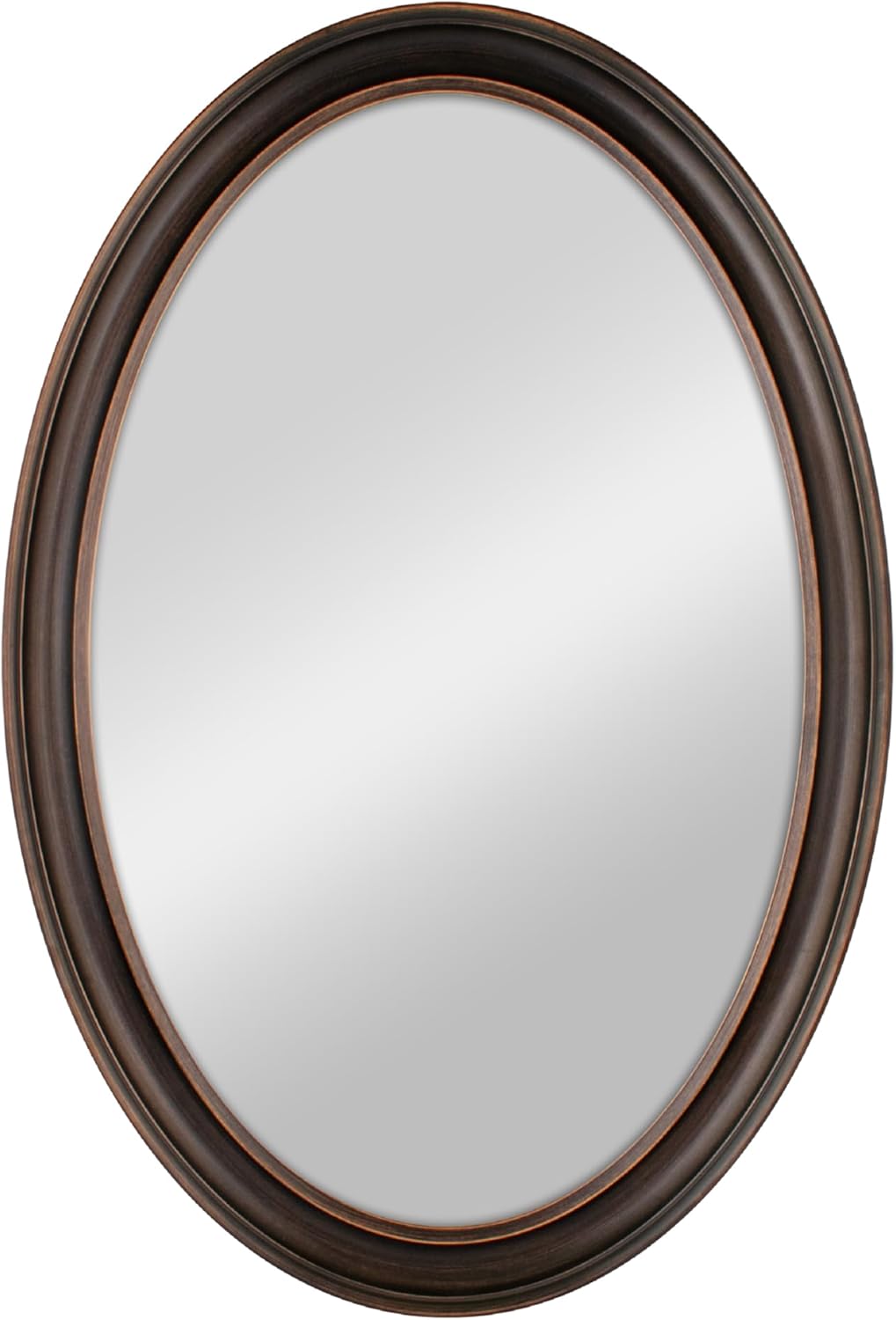 MCS 21x31 Large Wall Mirror, Classic Bronze Oval Mirror