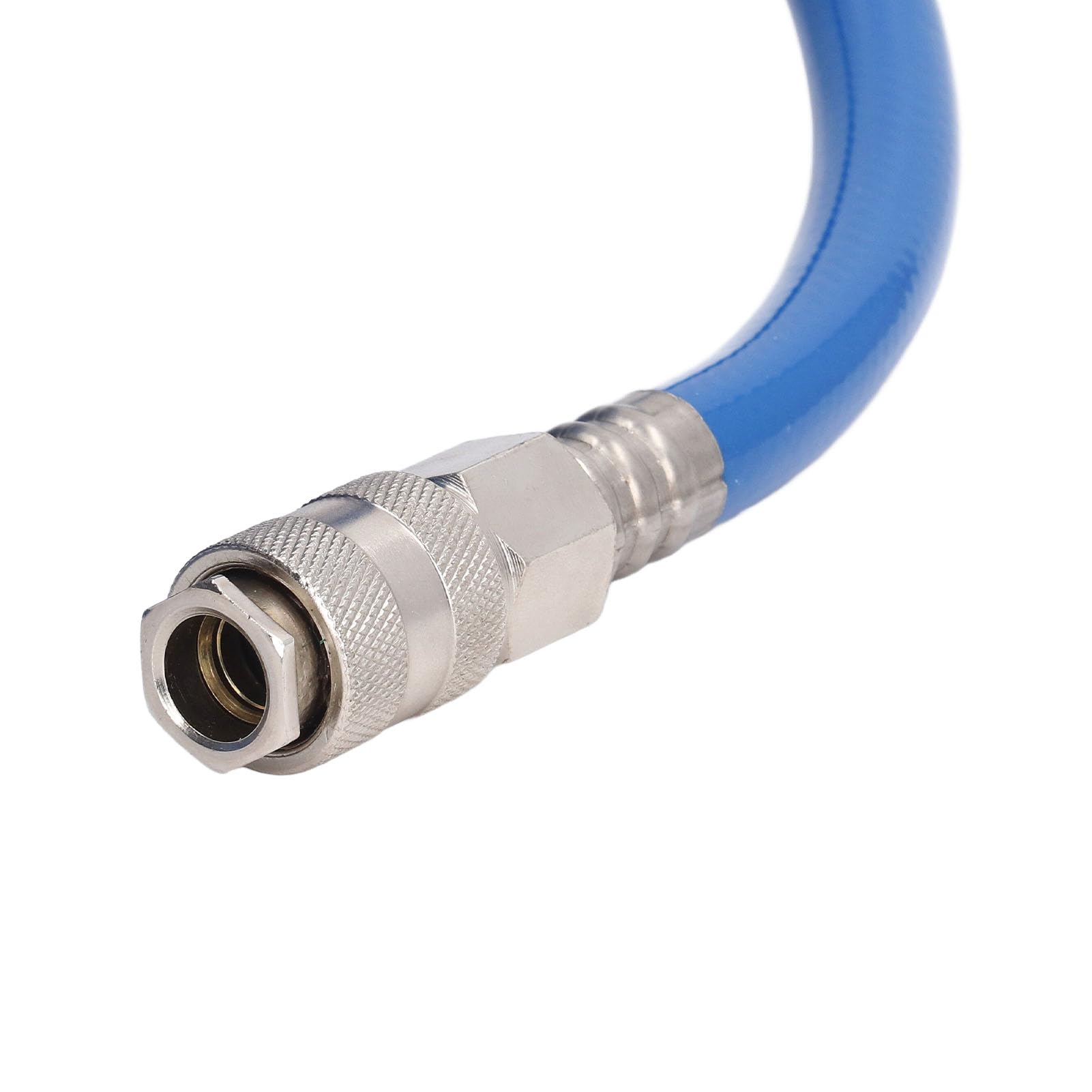 Jeffergarden Manguera de Aire de 15 M, Tubo de Alta Presión, PVC Comprimido, Resistente y Flexible, con Conector NPT de 1/4 pulg., Manguera de Aire Multifuncional para Talleres de Reparación