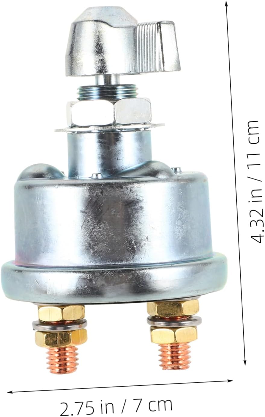 Cabilock 2pcs Battery Disconnect for Cars Rvs and Boats for Electrical Safety Easy to Install Protects Against Electrical Leaks