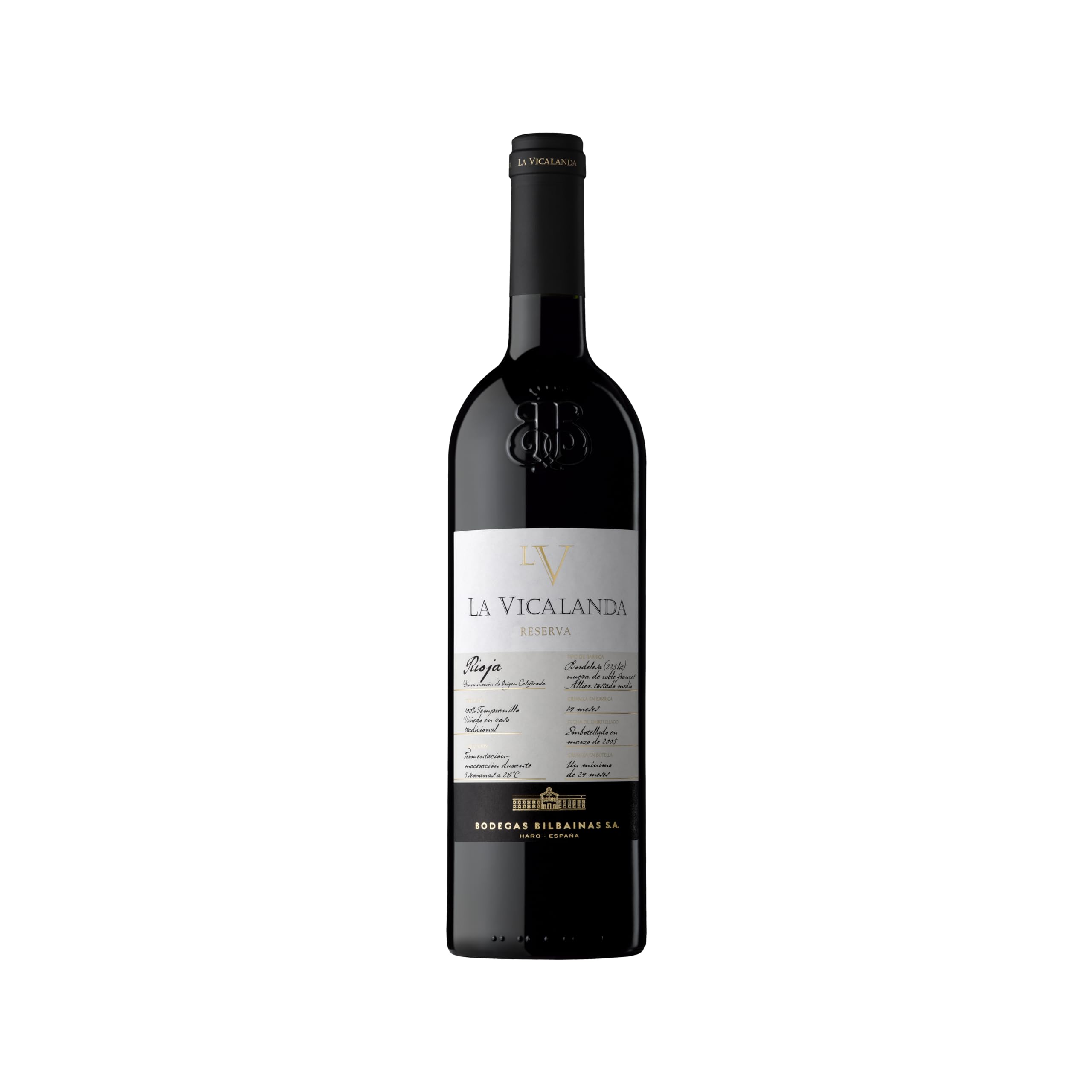La Vicalanda Reserva Negros/Violetas/Rojas La Vicalanda - Vino Tinto Reserva - Do Rioja - 100%…