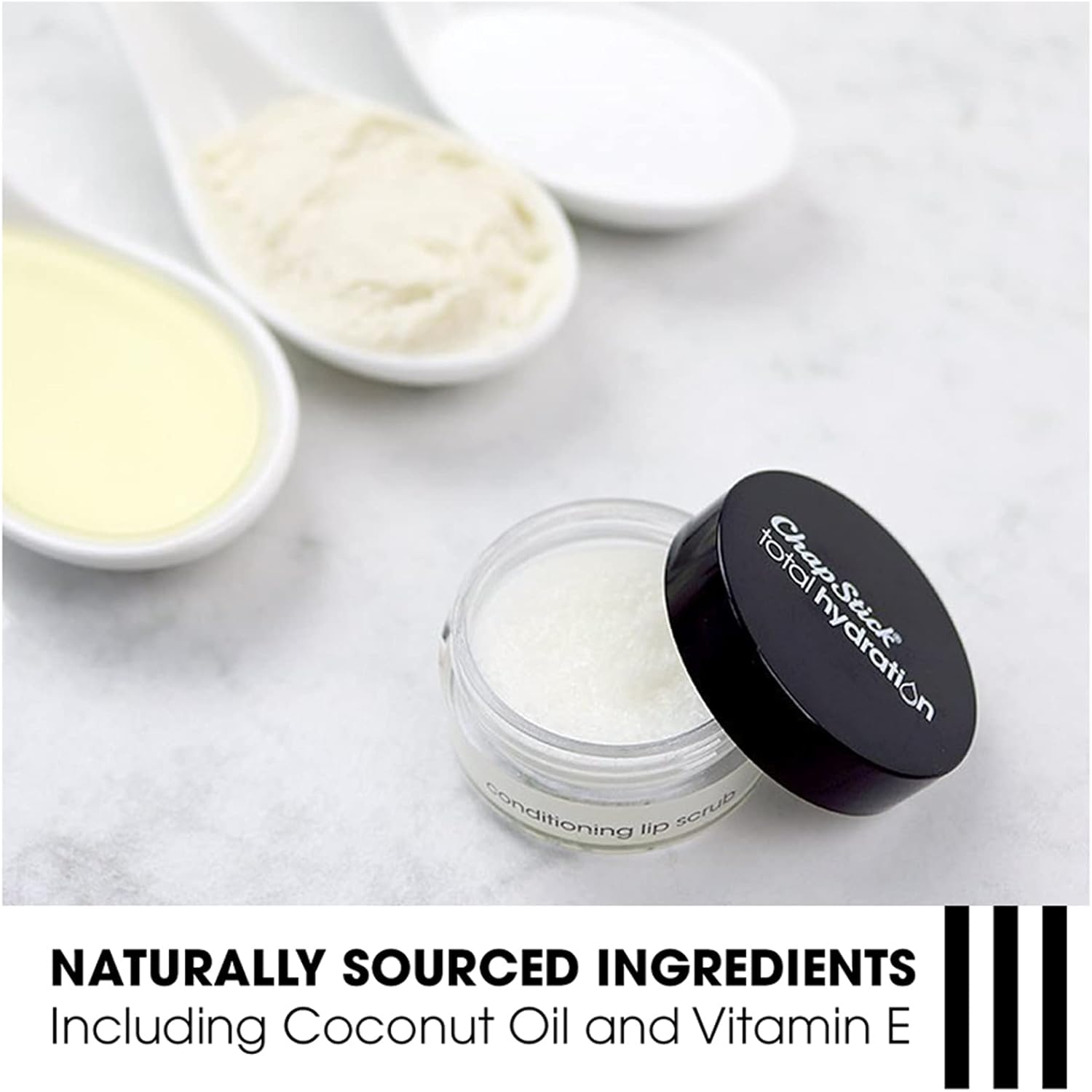 ChapStick Total Hydration Conditioning Lip Scrub Fresh Peppermint, Lip Exfoliator - 0.27 Oz : Everything Else
