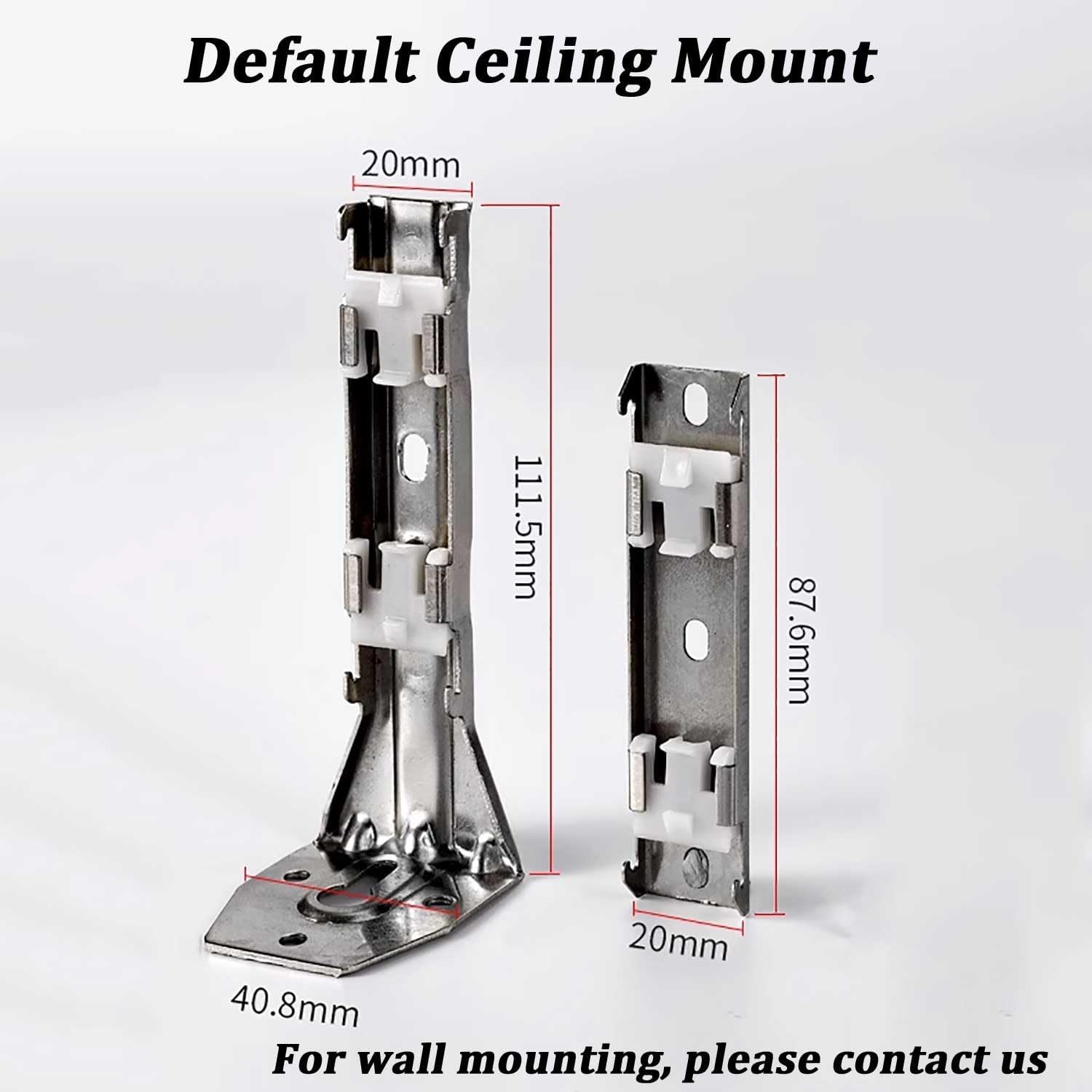 Curved Flexible Curtain Track - 4.5m (14.8ft) Adjustable Ceiling or Wall Double Rods, Bendable Room Divider Solution - Gold Finish for Custom Window Treatments