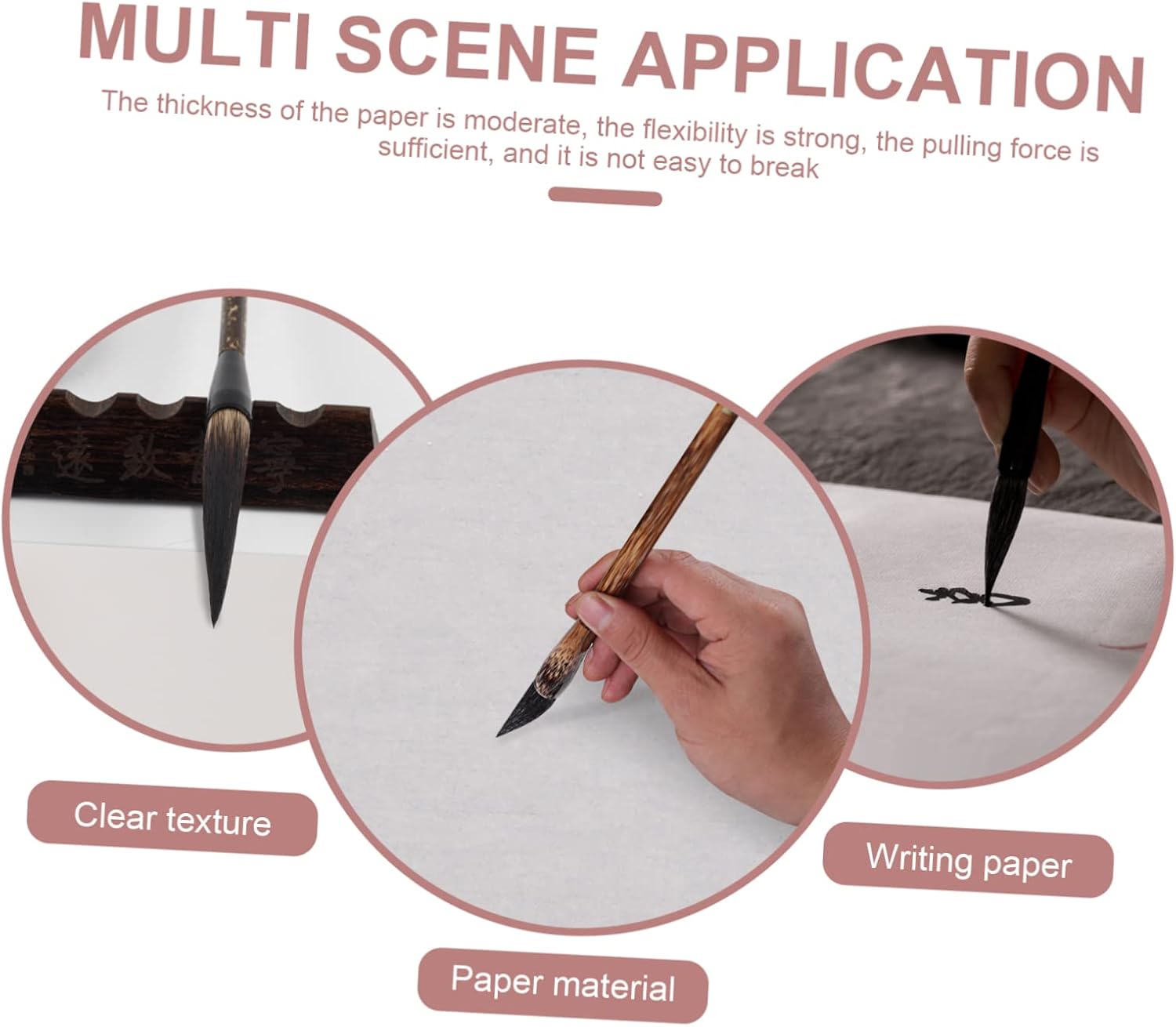 DOITOOL Chinese Calligraphy Paper Sumi Rice Paper Rice Art Calligraphy for Writing