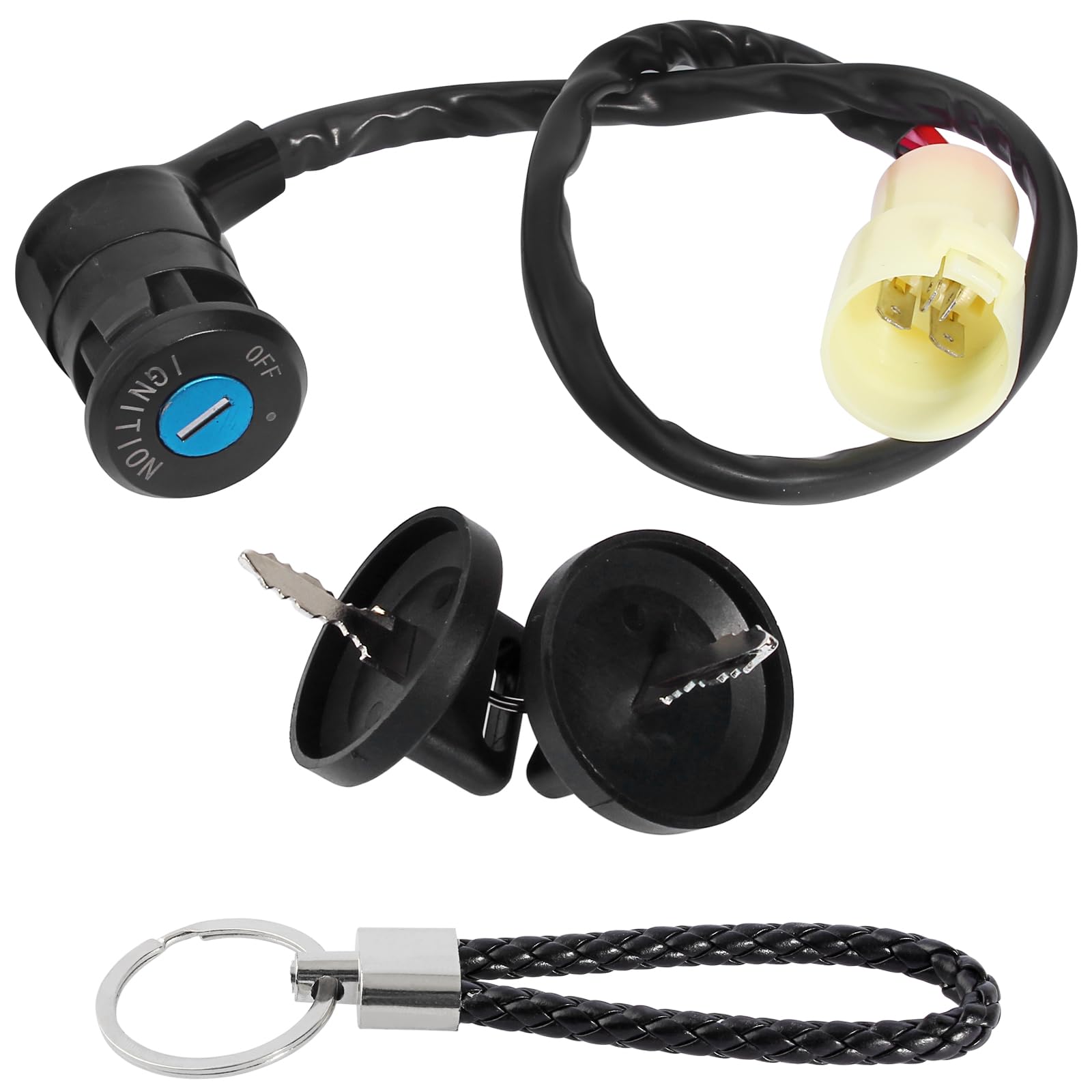 Lock Fit Honda Ignition Key Switch 1995-2003 TRX400 FW Foreman  35100-HM7-003 - Foto 11