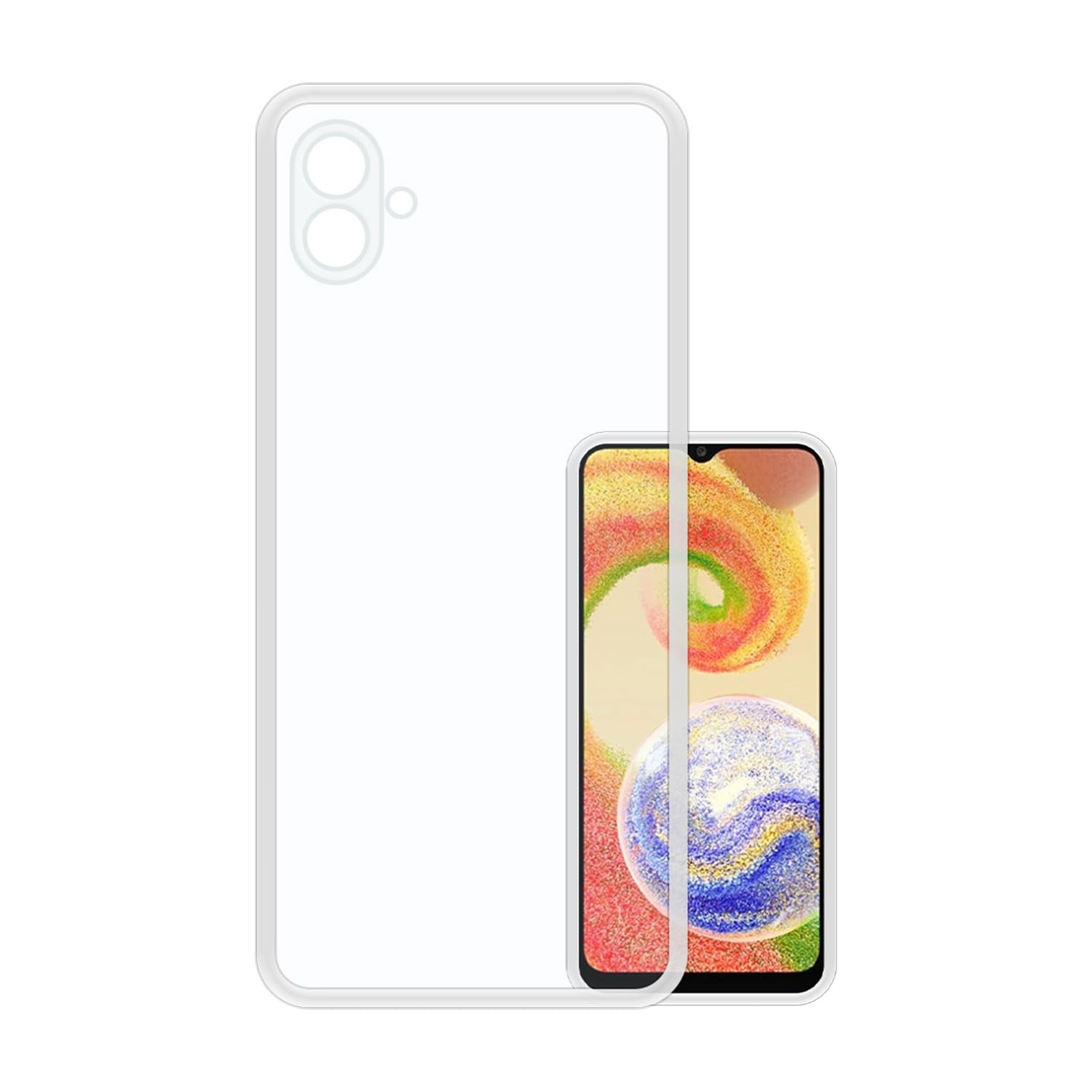 VIDO Transparent Back Case Cover for Samsung Galaxy A05 (Soft & Flexible & Camera Protection Back Case) (B0CLP7KHGH) Amazon Price History, Amazon Price Tracker
