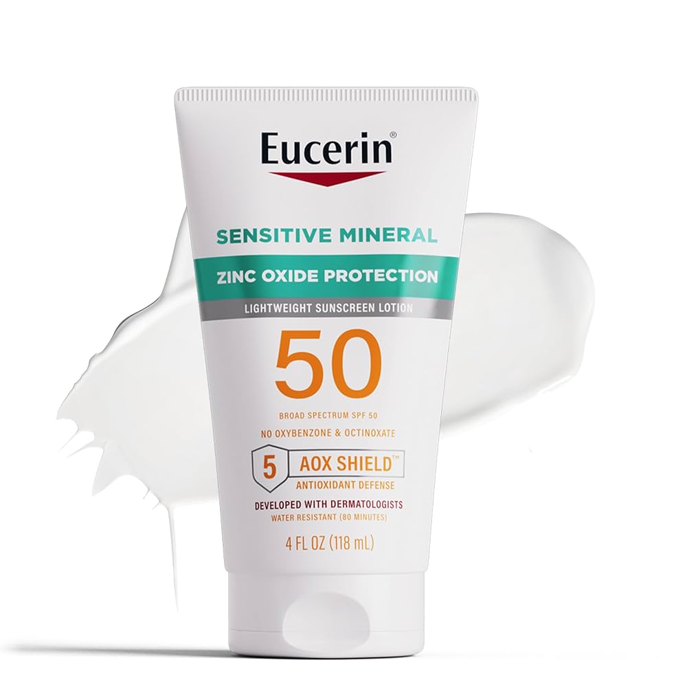 OUTDOOR SUNSCREEN S.E. 50g SPF50+ 10個 Amazon.com: Eucerin Sun Sensitive Mineral Sunscreen Lotion