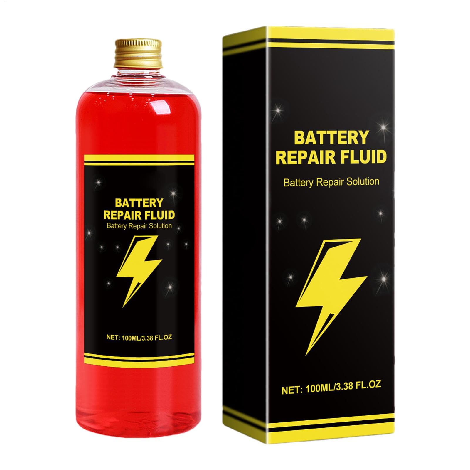 Liquido di riparazione della batteria,Liquido di riparazione della batteria, Liquido di ripristino della batteria efficace e sicuro da 100 ml, soluzione liquida di riparazione per riparazione