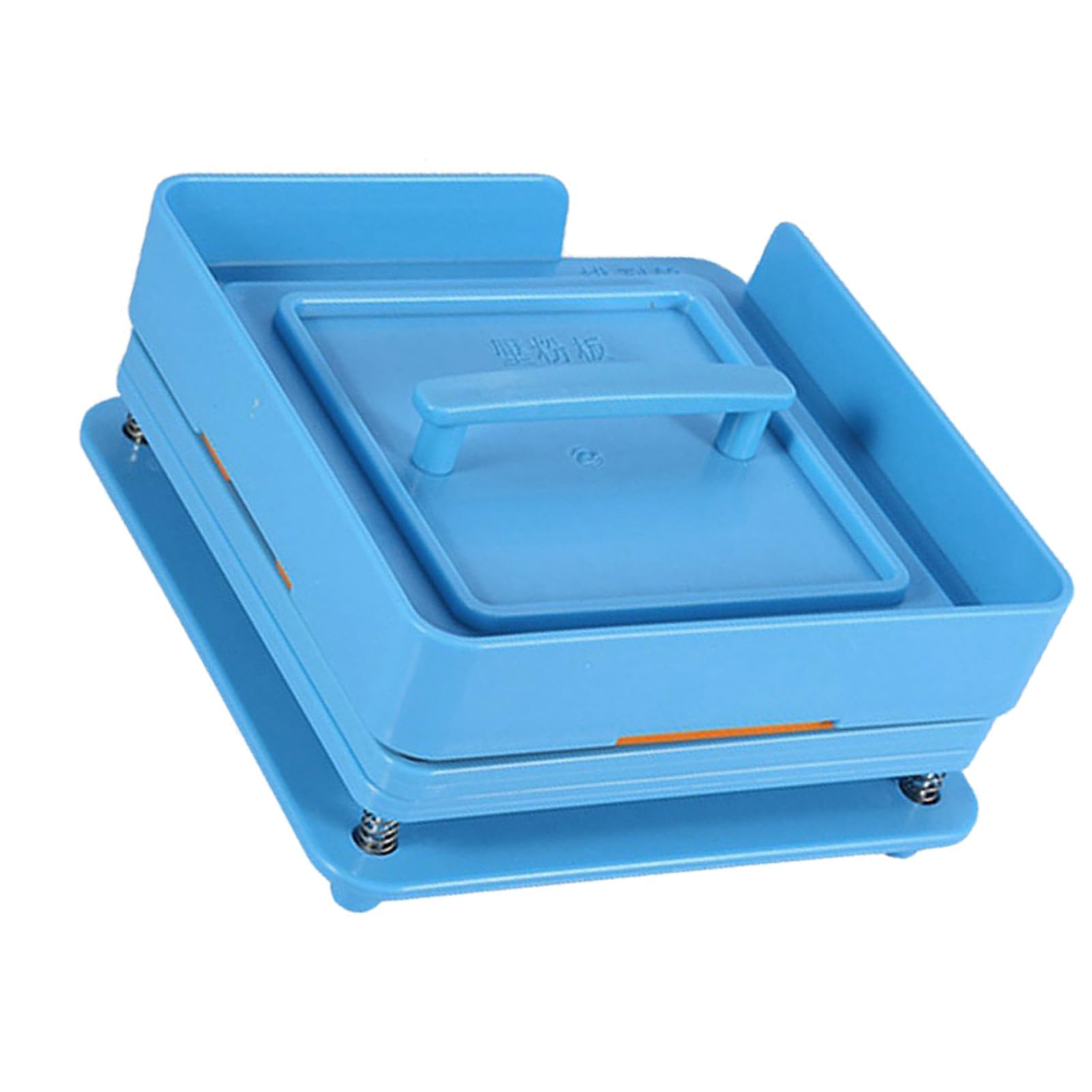 Ejoyous Riempitrice di Capsule 100 Fori (00#), Riempitrice per Capsule Facilmente e Rapidamente Manuale Senza Parabola per Polvere per Clinica Ospedaliera, Blu