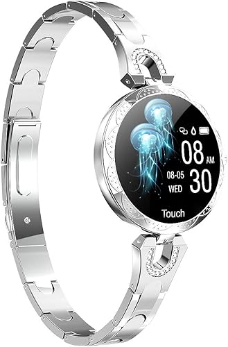 Thafikzi Reloj inteligente para mujer, compatible con iPhone, Samsung, Android, iOS, teléfono inteligente, pulsera con ciclo menstrual femenino,