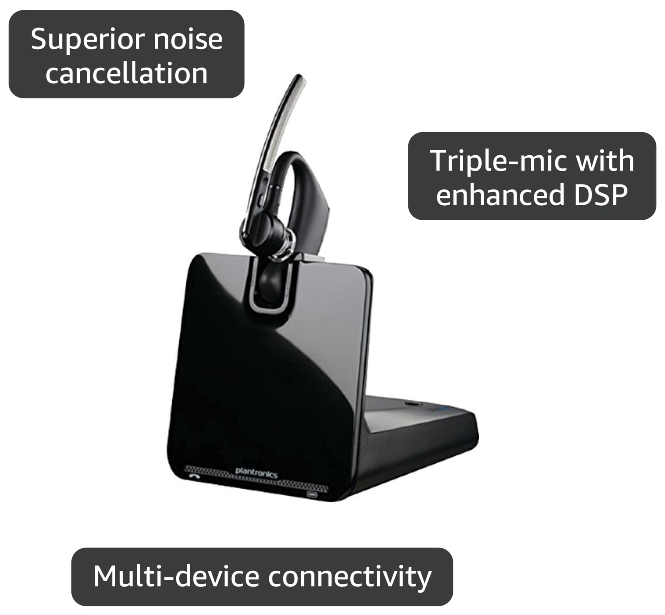 Amazon.com: Plantronics Voyager Legend CS Bluetooth Headset for