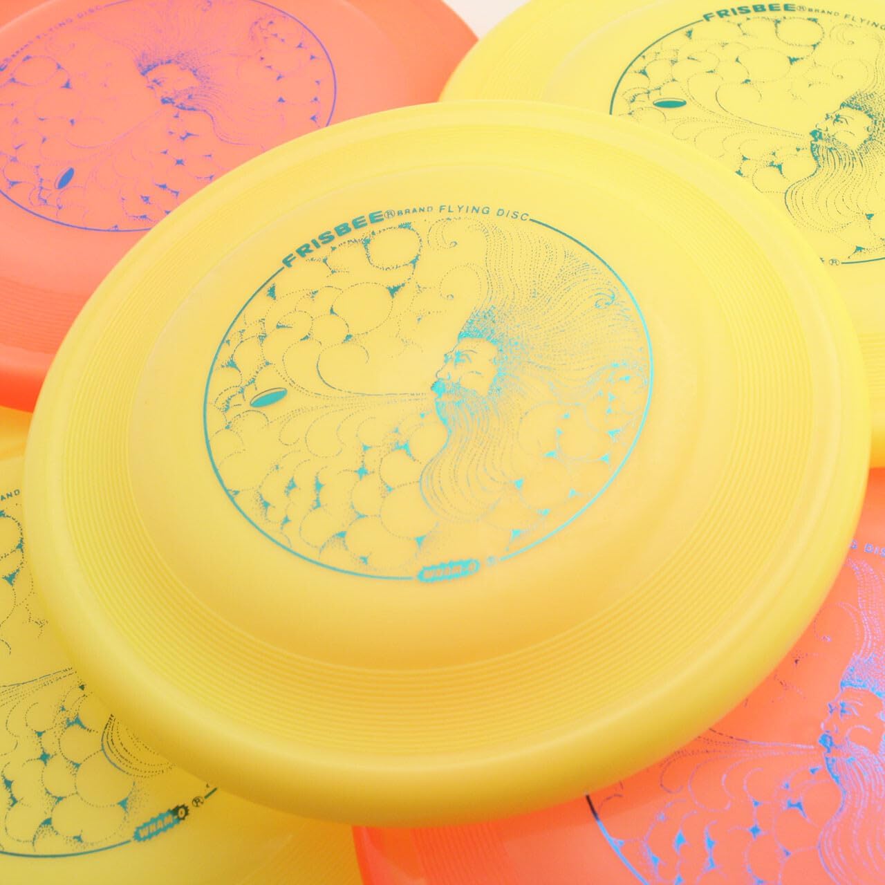 Wham-O FB6 Fastback Frisbee Flying Disc, Original Mold Luftmeister Yellow : Toys & Games