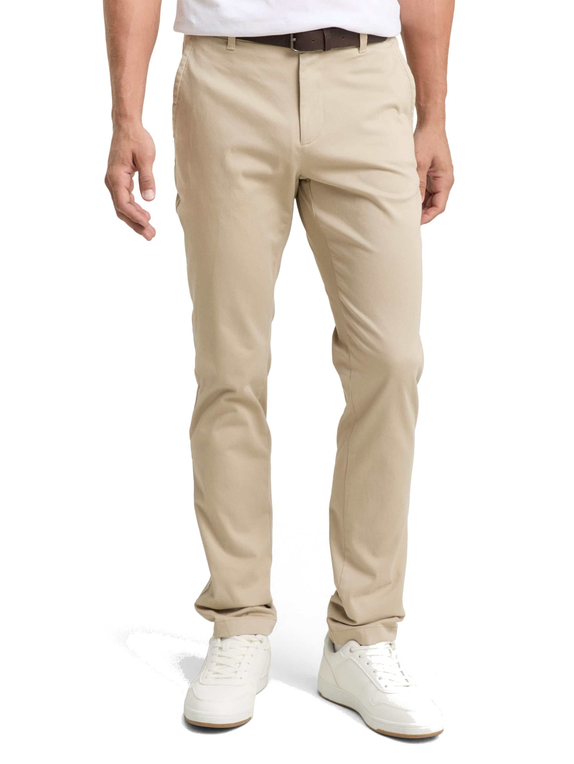 Tom Tailor Herren TTTRAVIS Slim Chino mit Gürtel 1047267