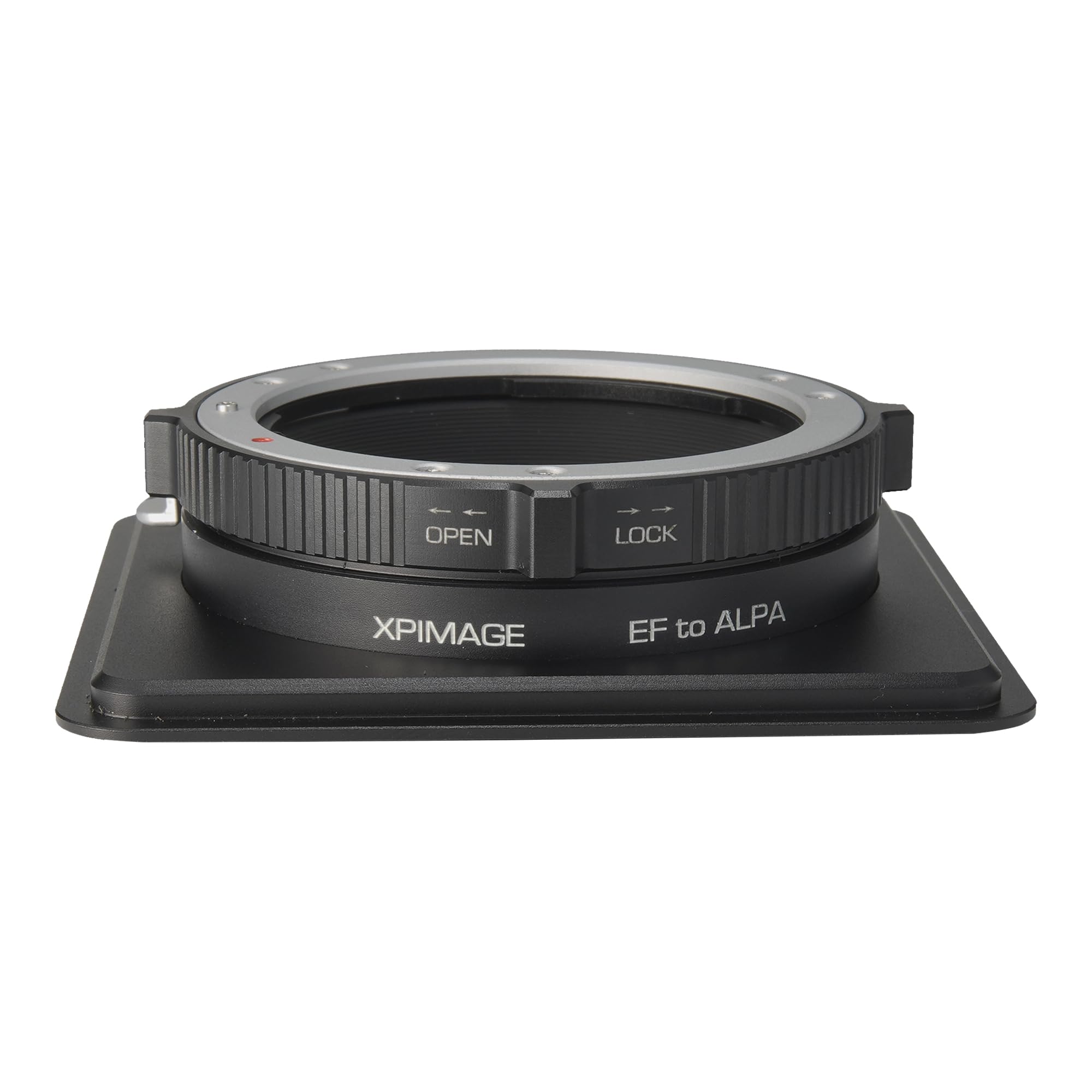 Placa adaptadora de Montura de Lente Compatible con Lentes Canon EF a cámara ALPA 12
