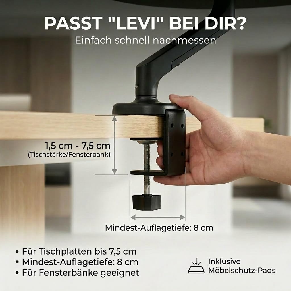 Katzenbett LEVI | Katzenbett Schreibtisch | Katzenplattform | Für Tische und Fenstersims | Inkl. 2 Betten | Cord-Design Grau | Robust und modern (Schwarz)