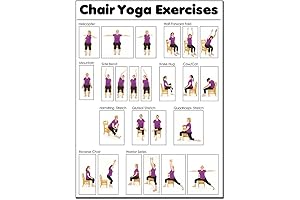 ESyem Chair Yoga for Seniors Chart: Improve Mobility and Flexibility
