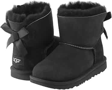 UGG ベイリーボウ　ミニ　ブラック　ムートンブーツ　キッズ　22㎝　リボン Amazon | [UGG] アグ キッズ ベビー 子供用 ムートン ブーツ