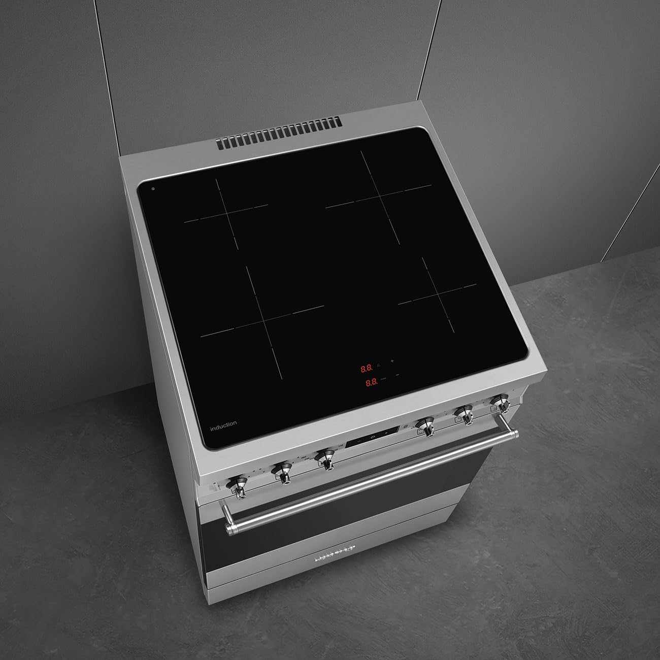 SMEG CUCINA C6IMXM2 PIANO COTTURA INDUZIONE MULTIZONE 60 CM CLASSE A INOX CL. A