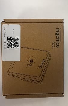 Mobile Contactless Card Reader Compatible with Ingenico RP457C, EMV NFC Chip/Swipe, Wireless Connection USB Enabled, Works with Android iOS Devices Requires Compatible POS App