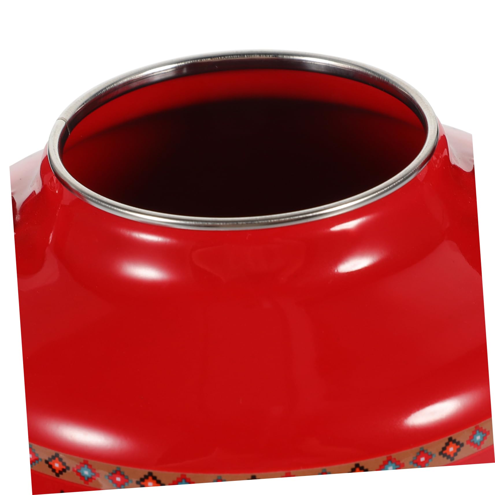 Tetera de Esmalte 1, 7 L Roja para Estufa, Diseño Elegante