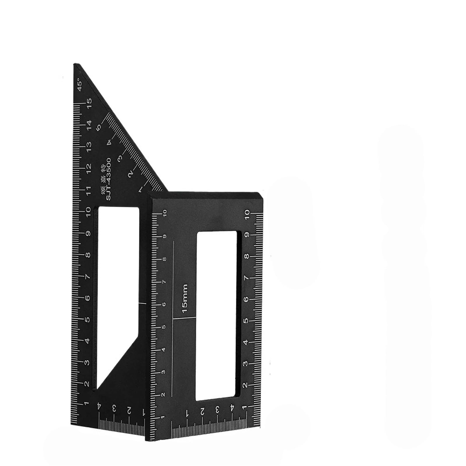 Jauge de mesure d'angle d'onglet 3D pour aménagement intérieur en bois