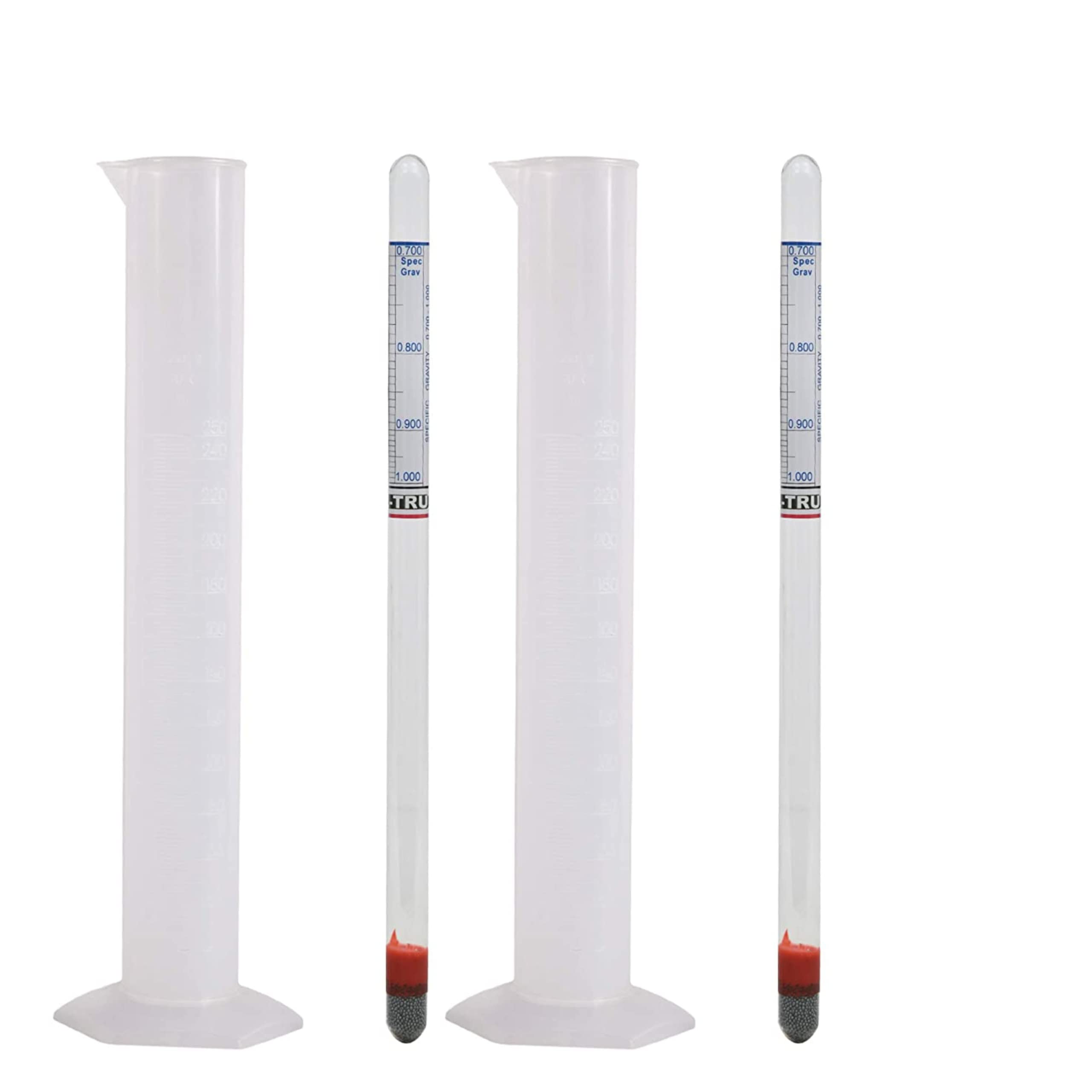 Buy BOMBEY SCIENTIFIC PLASTIC MEASURING CYLINDER 250ML. (PACK OF 2