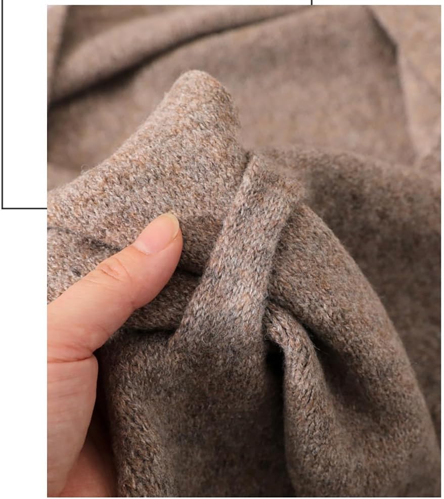 Knit Triangle Shawls Wraps for Women Trendy Solid Color Tie Up Knotted Pashmina Scarf Sweater Fall Winter