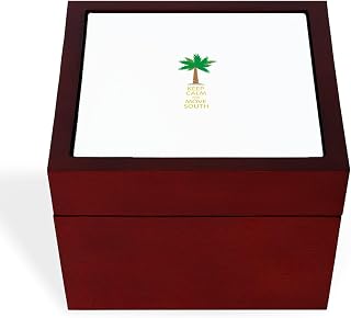 CafePress Move South Memory Keepsake Jewelry Box, 5"x5"x3.75"