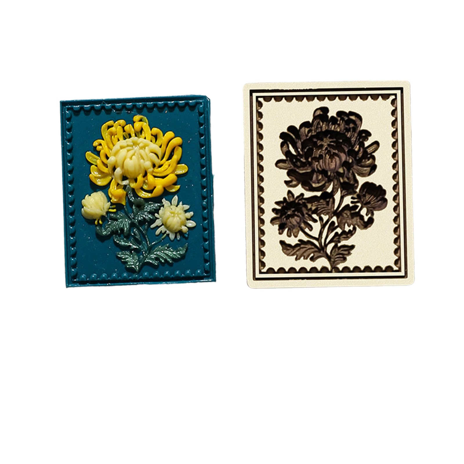 Sceau de cire fleurs pour sublimer vos invitations de mariage et courriers créatifs