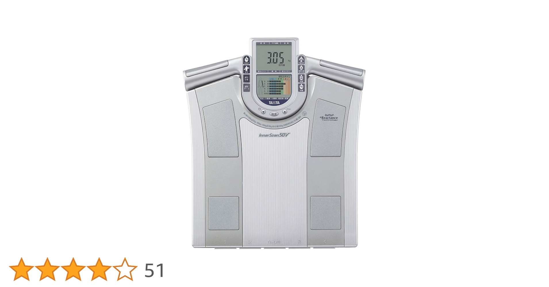 TANITA タニタ 体組成計 InnerScan 50V タニタ体組成計 インナースキャン | すべての商品 | | 国際
