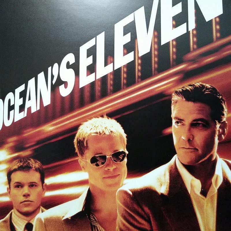 オーシャンズ11 主演者5人 直筆サイン入りコレクター写真