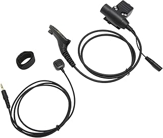Leapiture U94 PTT System Military Adapter with Finger Microphone Compatible with MOTOROLa XIR P8268 P8668 DP4400 DP4800 for Tactical Communications Special Operations