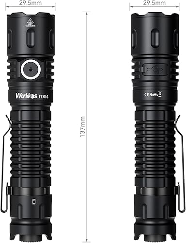 Miniatura 7 de Wurkkos Linterna recargable TD04