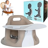Vista 12 de Upseat El piso ergonómico original para bebé y asiento elevador con bandeja, desarrollado con fisioterapeutas para una postura vertical y un