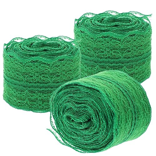 COHEALI 6 Rolos De Embrulho De Artesanatofita De Decoração Verde Algodão Decorativo Nupcial Centro D