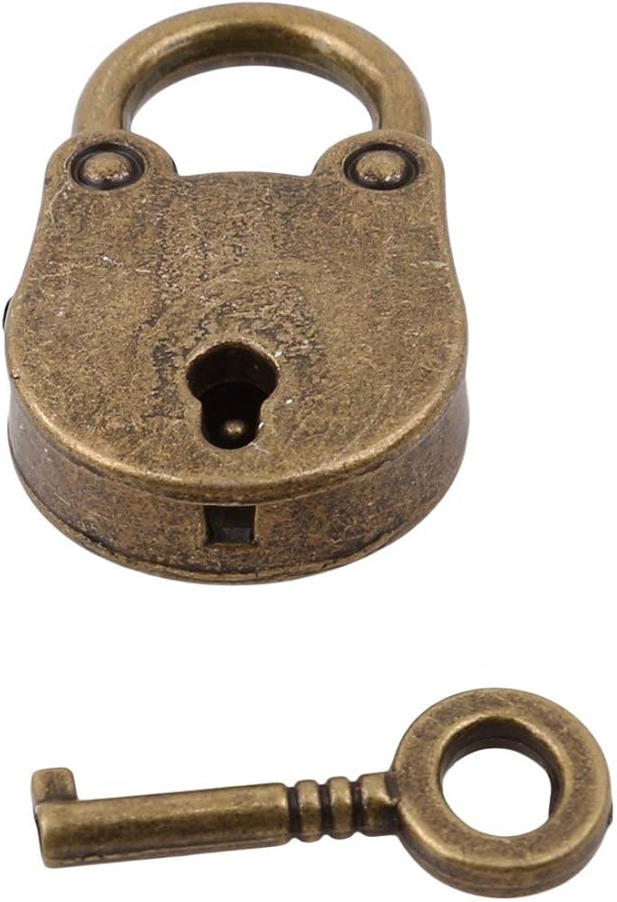 Amazon.co.jp: 1st market 南京錠 鍵 ボックスロック ミニ キー 亜鉛