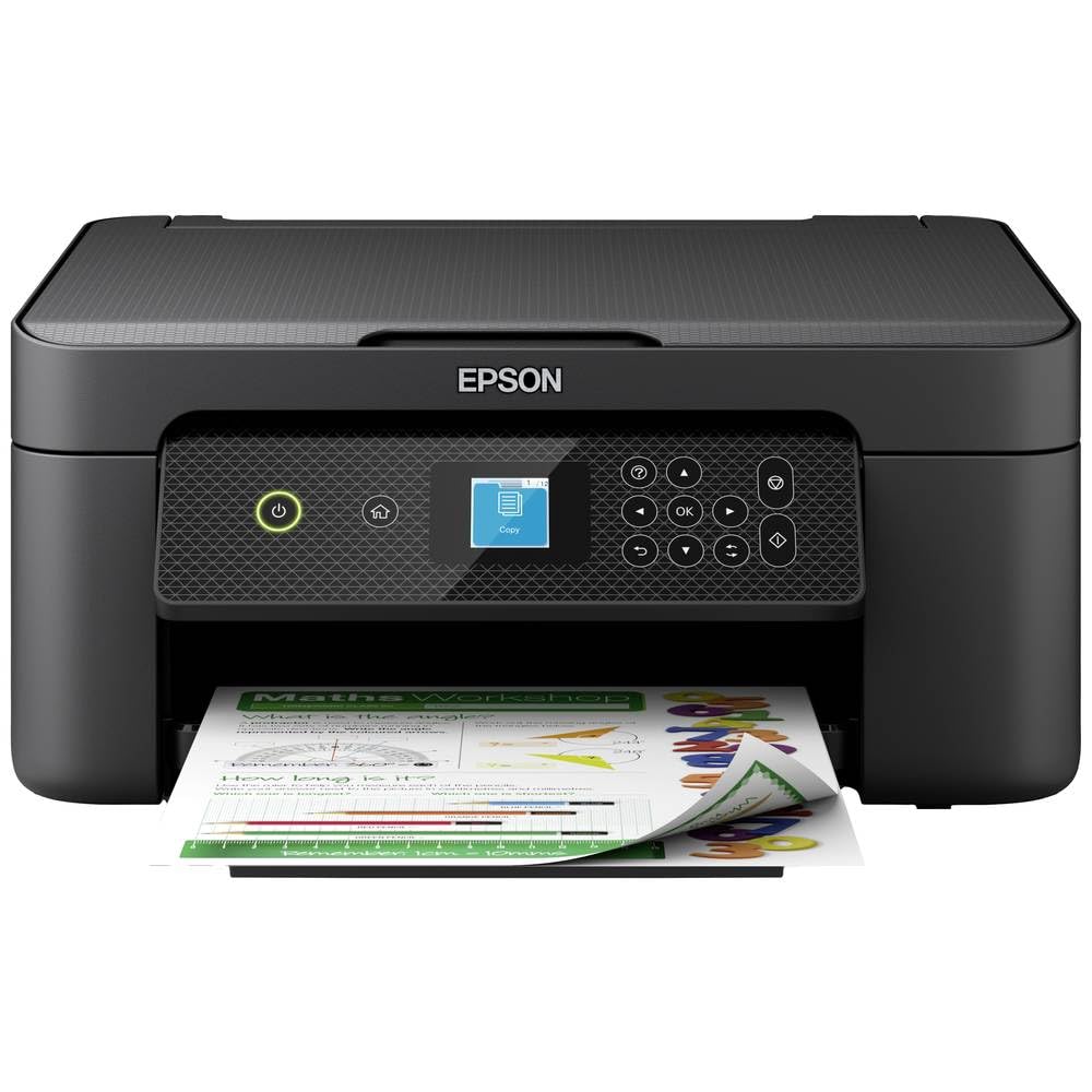 Epson Expression Home XP-3200 Stampante Multifunzione A4 getto d'inchiostro (Stampa Fronte Retro, Scansione, Copia) Display LCD 3.7cm, WiFi, Stampa mobile e su Cloud, AirPrint,Serie 604,Black