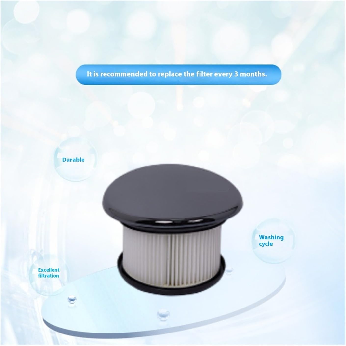 Part Original Hepa Filter, Compatible for Tineco Floor ONE S7 Combo, Wet and Dry Handheld Vacuum Cleaner