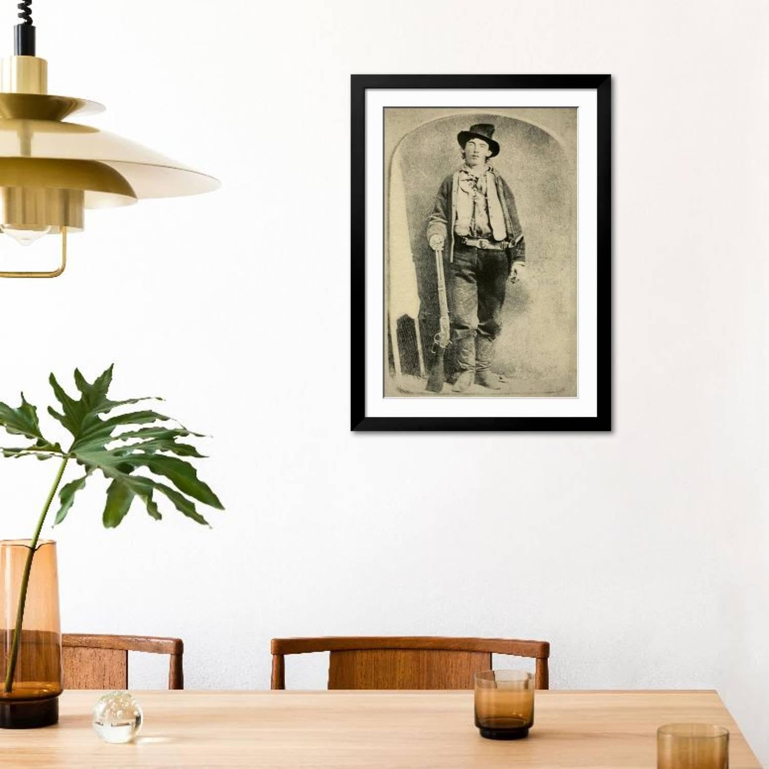 Amazon.com: ART.COM Wall Art Print Billy The Kid on Black Frame