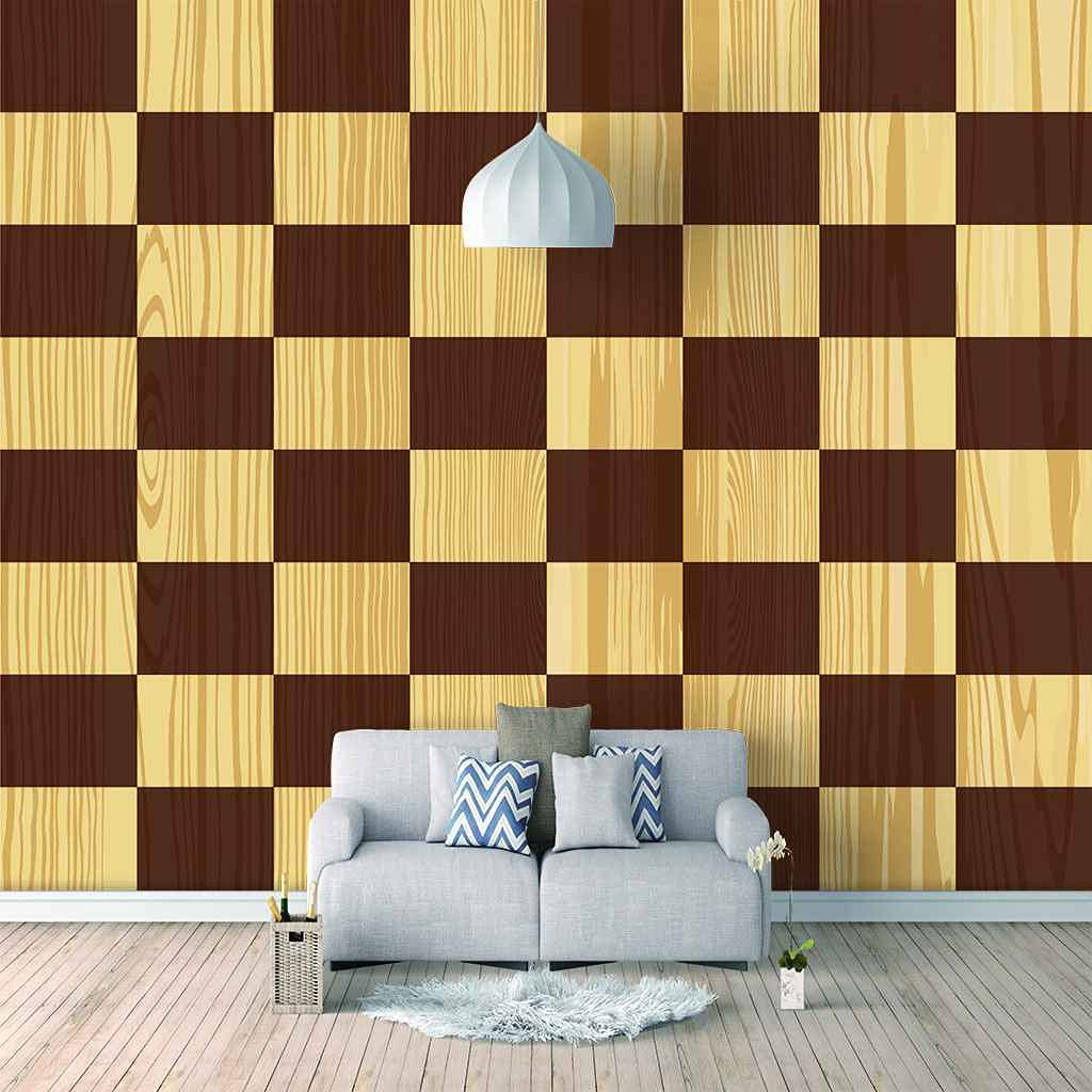 Papier peint auto-adhésif canevas 3D lavable et repositionnable pour décoration murale de boutique