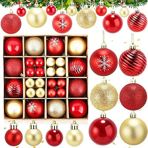 Chennyfun 44x Bolas de Navidad Cover