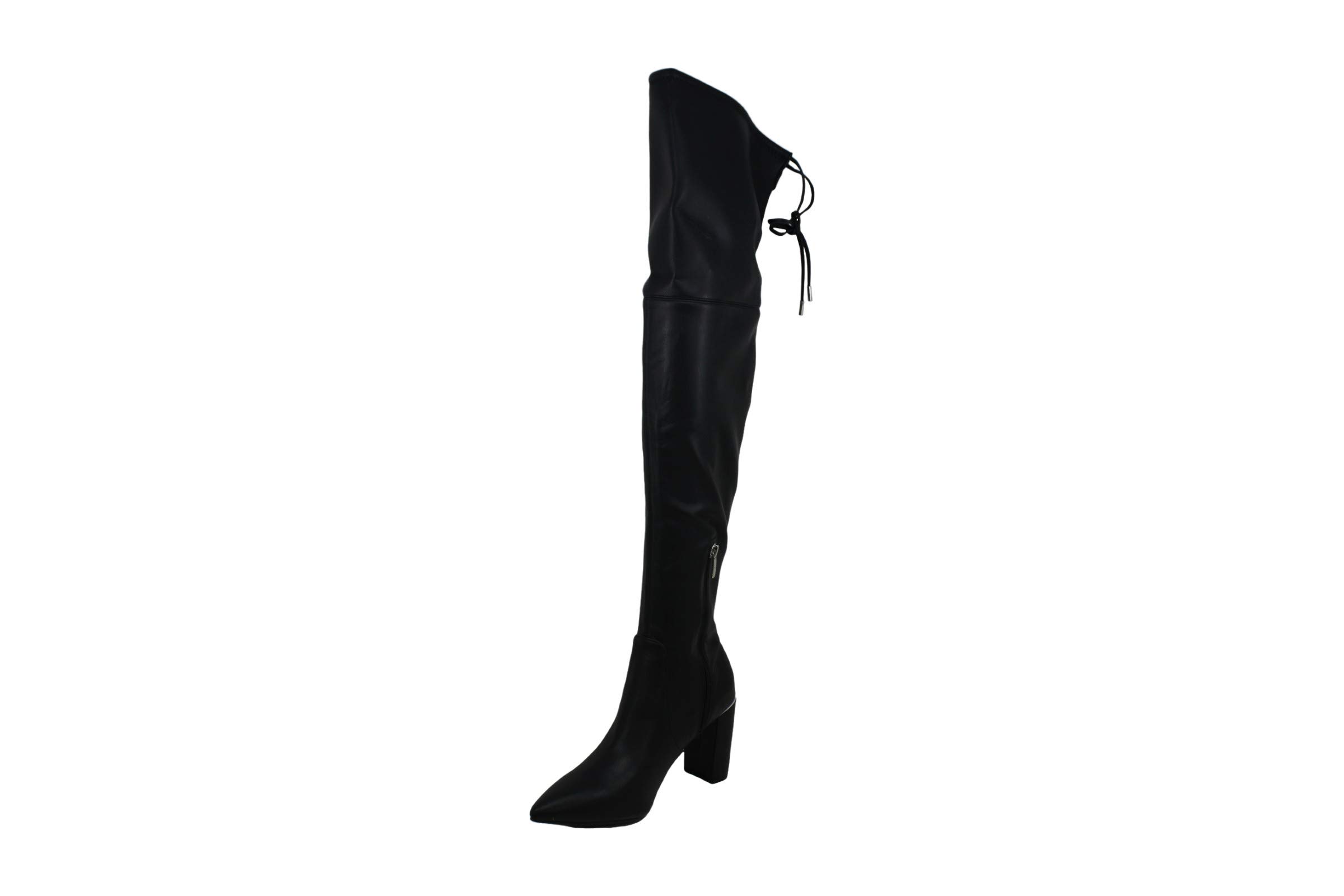 Marc FisherWomens vany Almond Toe Knee High Cold, Black Leather, Size 8.5