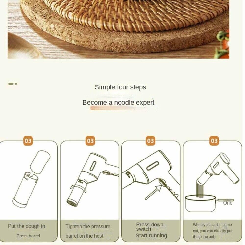 Stainless Steel Pasta Maker - Make Noodles Easily! -2
