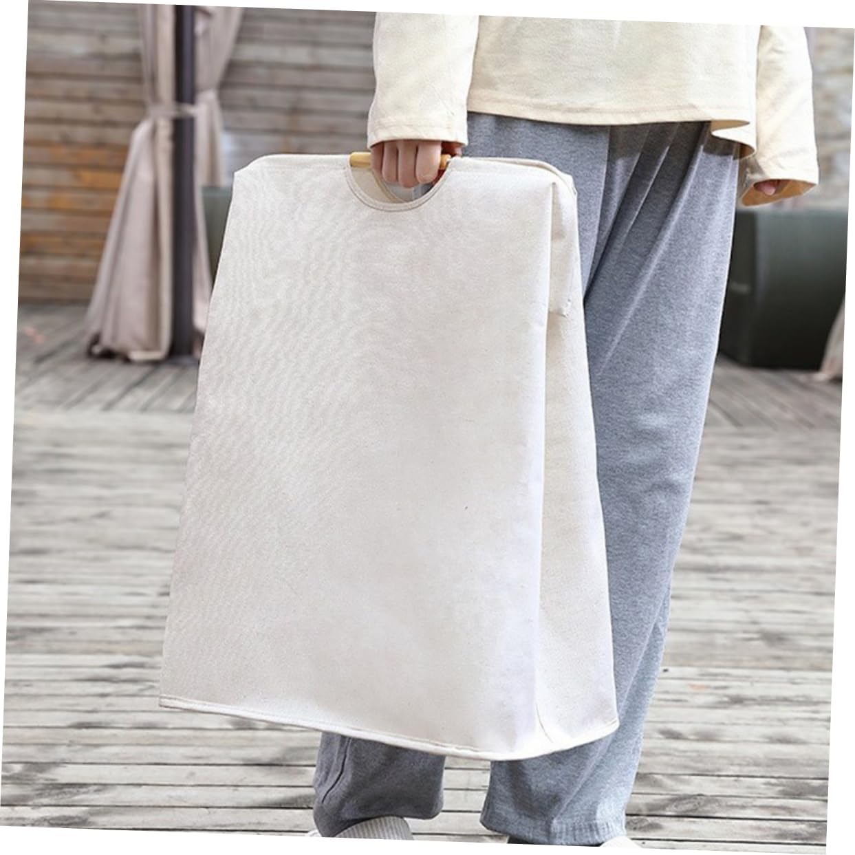 Foldable Large Capacity Laundry Hamper Basket for Bedroom Breathable Fabric Storage Holder for Dirty Clothes Multipurpose Collapsible Laundry Basket for Books