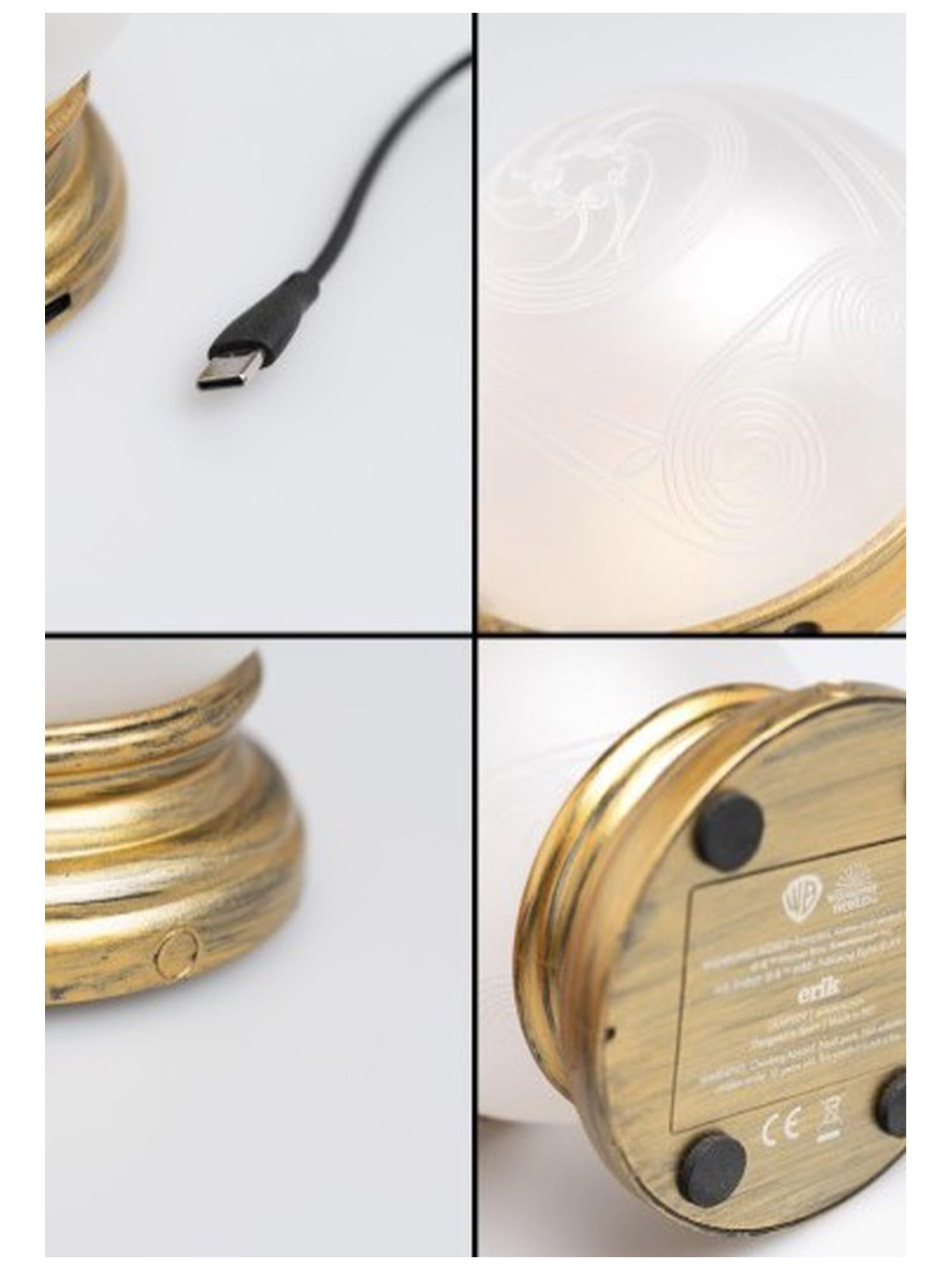 Lampada Harry Potter Remembrall - Lampada decorativa ispirata alla Pietra Filosofale - Gadget Harry Potter per fan