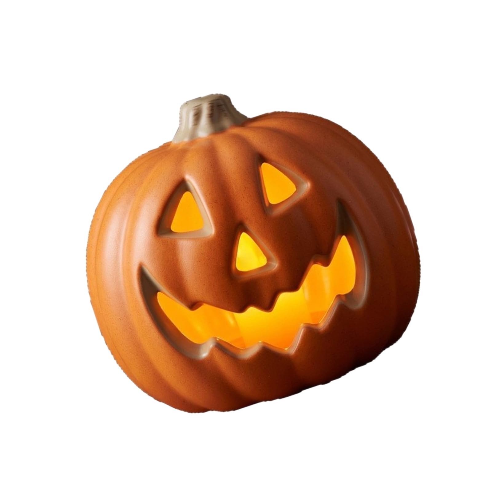 ADYJEE Seasonal Tabletop Pumpkin Decoration Light for Halloween, Battery Operated Freestanding Decor for Party Displays