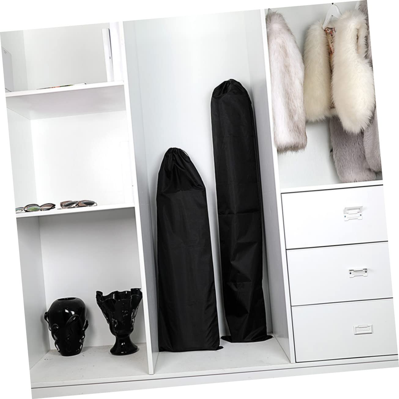 POPETPOP 2pcs Drawstring Storage Bag Bedding Holder for Sleeping Mats Wear-Resistant Pouch for Easy Storage for Moving Shipping and Laundry